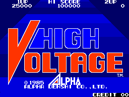 High Voltage Title Screen